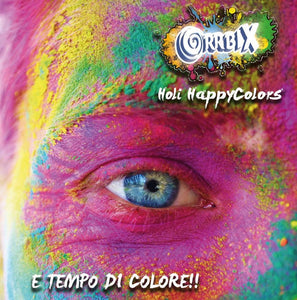 Holi Colors Happypack 7 PZ 12 €. 500 gr di colorata allegria.