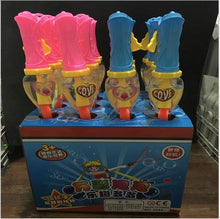 Carica l&#39;immagine nel visualizzatore di Gallery, Big Size 46cm Outdoor Toys Long Bubble Machine Gun Bar Sticks Without Water Western Sword Shape For Kids Soap Bubble Toy
