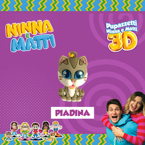 3D NINNA e MATTI Collezione completa di 8 Pupazzetti.