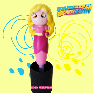 Squeezepen.  Le morbidissime penne squishy Ninna e Matti. 12 pezzi