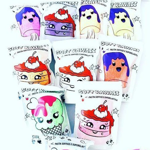 Soft Kawaii Slime Fluffy 10 pz.  Sconto 33% Colori e profumi assortiti.