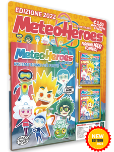 Meteoheroes, Nuova Edizione 2022: "Insieme siamo più forti!" Album+2 bustine figurine.