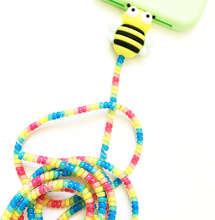 Carica l&#39;immagine nel visualizzatore di Gallery, WOWPhone 1 PZ 3,5€. Colorati Kit Cable Protector per proteggere i cavetti di tanti dispositivi
