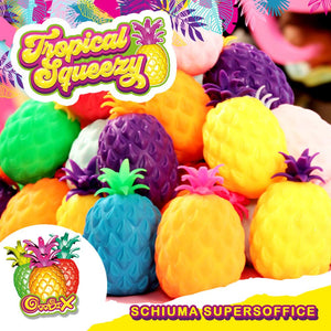Tropical Squeezy. Le colorate Ananas da schiacciare