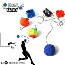 Carica l&#39;immagine nel visualizzatore di Gallery, BackBall. L&#39;originale palla di Orrbix con filo elastico. Lanciala, rimbalza e ritorna
