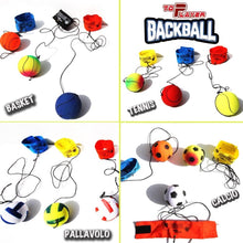 Carica l&#39;immagine nel visualizzatore di Gallery, BackBall. L&#39;originale palla di Orrbix con filo elastico. Lanciala, rimbalza e ritorna
