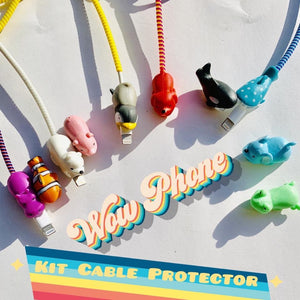 WOWPhone 1PZ 3,5€. Simpatico Kit Cable Protector con fascette organizza cavo
