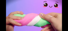Carica l&#39;immagine nel visualizzatore di Gallery, Soft Kawaii Slime Fluffy 4pz 12€. Colori e profumi assortiti.
