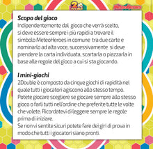 Carica l&#39;immagine nel visualizzatore di Gallery, 2DOUBLE Meteoheroes. Il Gioco di carte dei supereroi dell&#39;ambiente!
