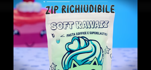 Soft Kawaii Slime Fluffy 4pz 12€. Colori e profumi assortiti.