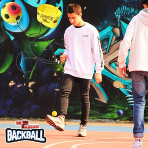BackBall. L'originale palla di Orrbix con filo elastico. Lanciala, rimbalza e ritorna